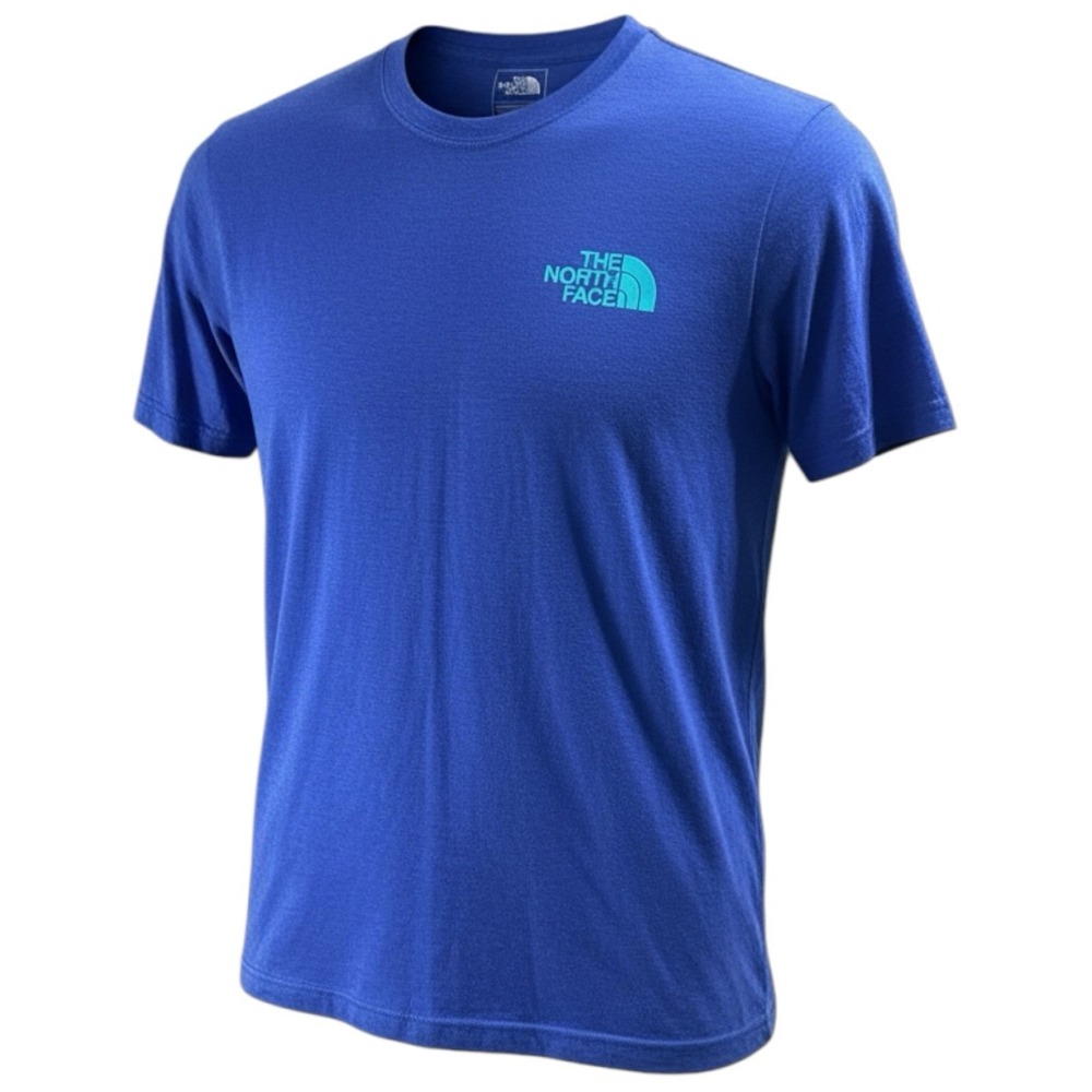 The North Face Womens Graphic T-Shirt LOT OF 2 Texas Flag Redbox Blue Red Small - Picture 3 of 6